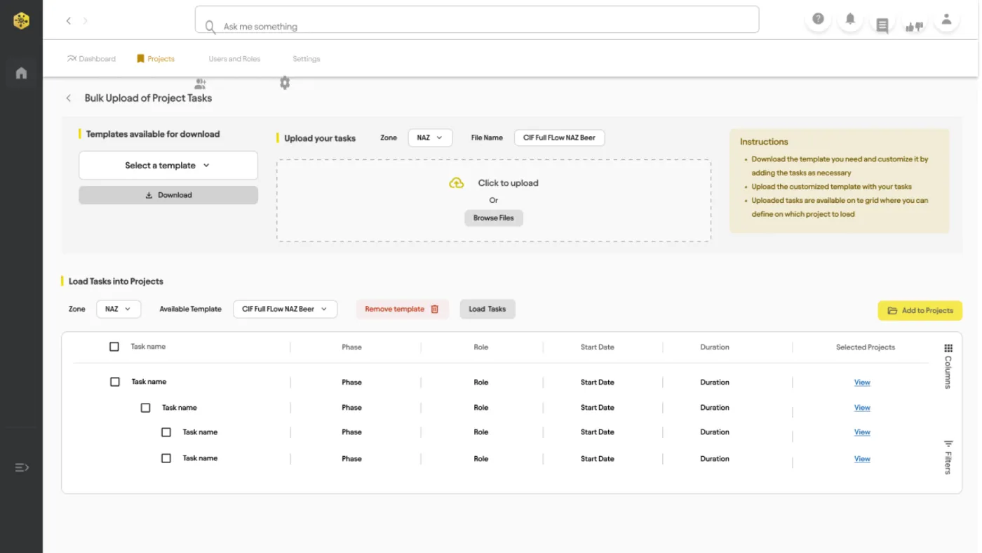 Bulk Upload Module